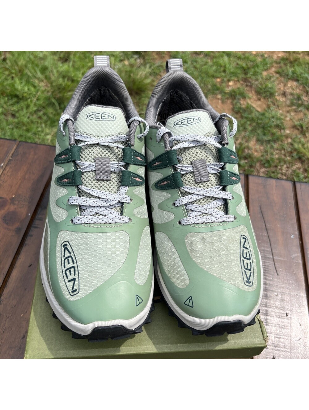New! KEEN Women's Zionic WP Hiking Shoes Size 7 Desert Sage/Ember Glow $159 MSRP - Picture 3 of 10